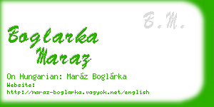 boglarka maraz business card